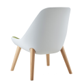 Modern PP leisure lounge Leisure chair wood leg